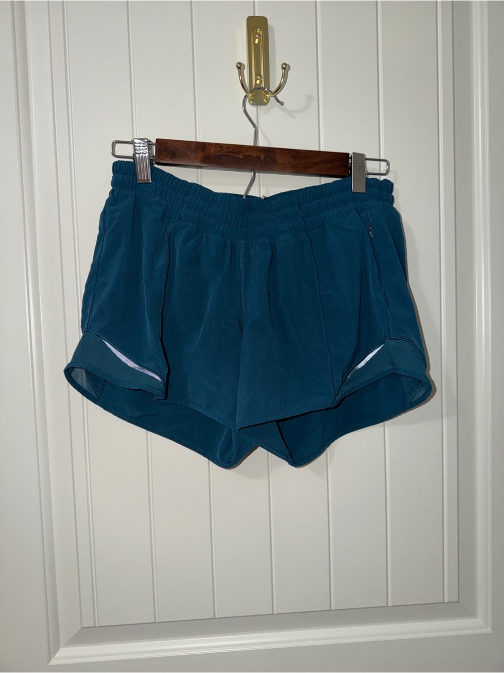 lululemon athletica Deep Teal Running Shorts
